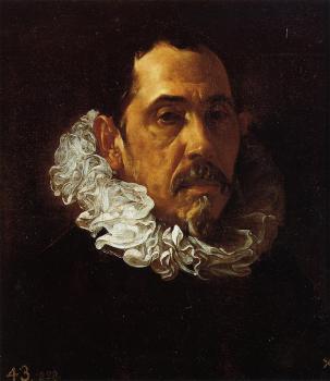 疊戈 羅德裡格斯 德 蓆爾瓦 委拉斯貴支 Portrait of a Man with a Goatee